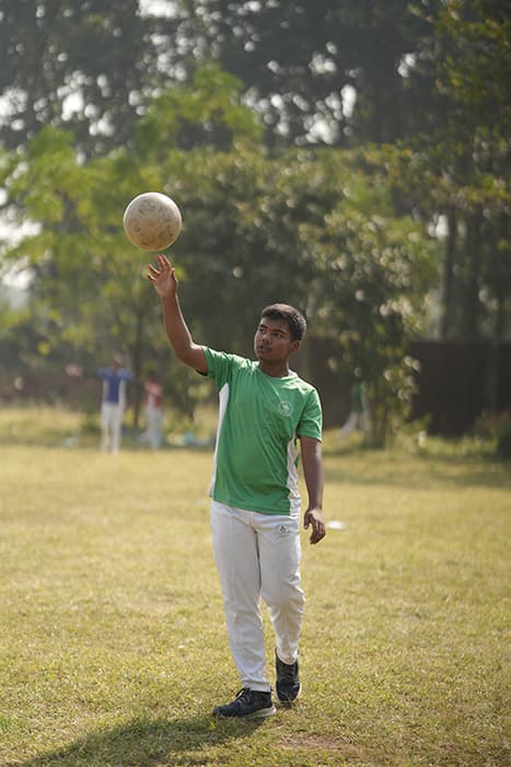 Students presenting their classroom work