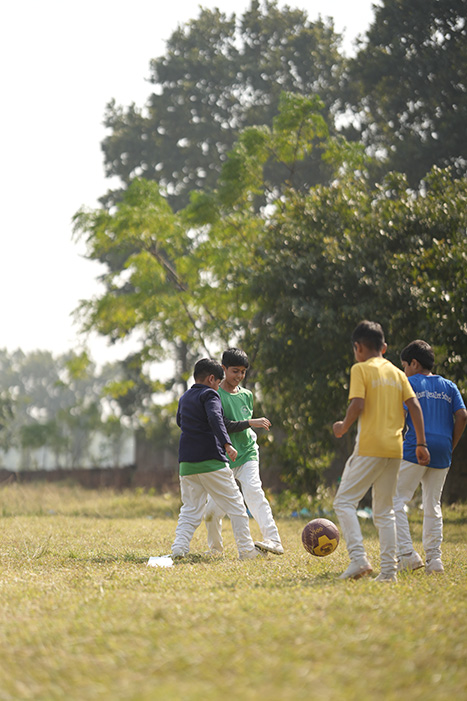 Learners exploring an activity together
