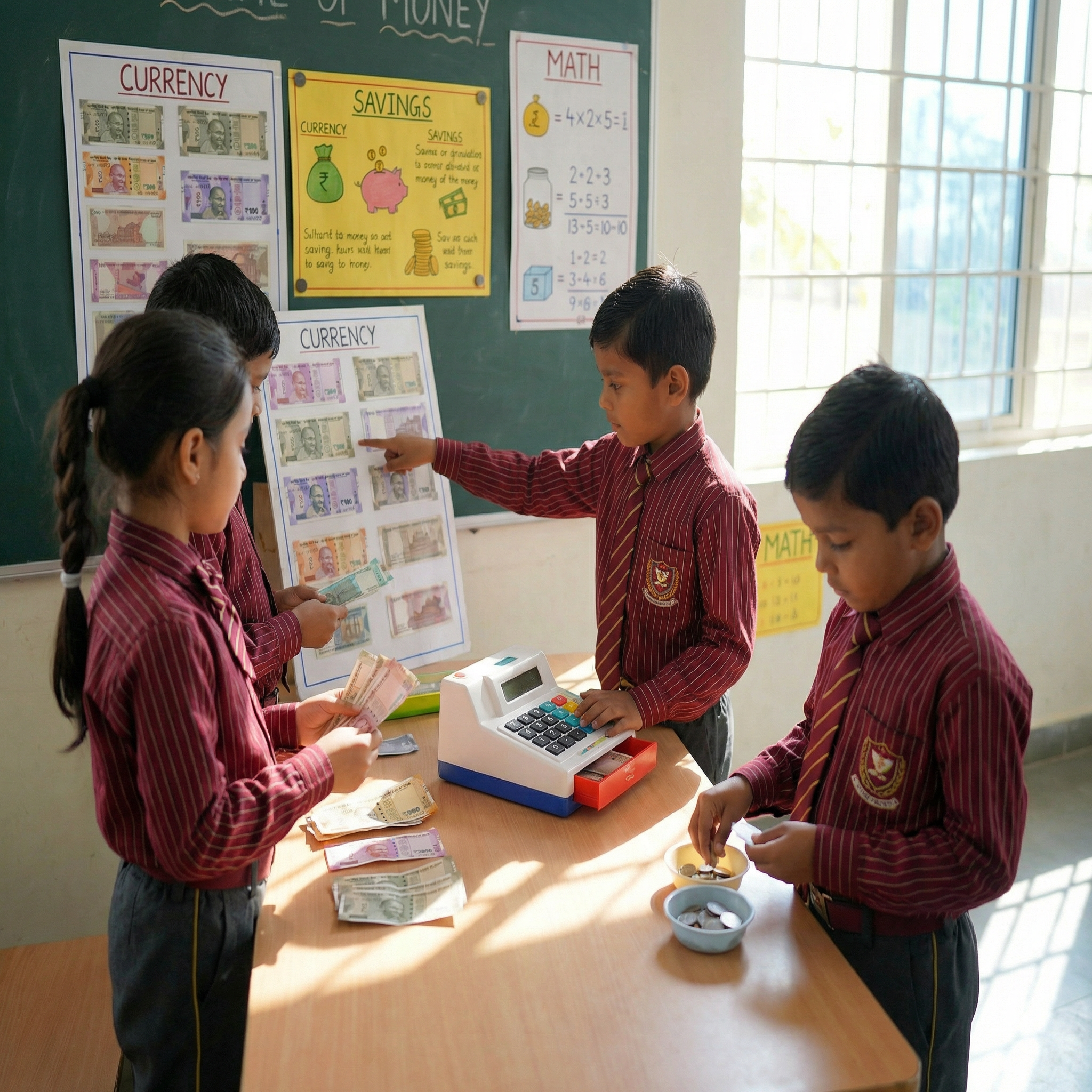 Students learning at best school in Hazaribagh